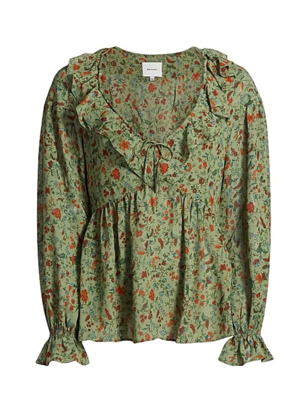 Wyn Floral Ruffled Top - Picture 3 of 7